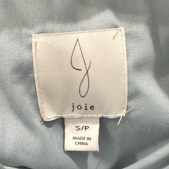 Joie Blue Fuzzy Shacket Women’s Small - Picture 3 of 3